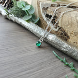 Emerald Necklace, 4mm