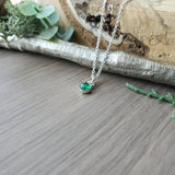 Emerald Necklace, 4mm