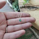 Emerald Necklace, 4mm