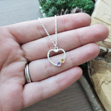 Family Necklace, Heart