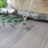 Diamond Necklace, Hexagon, Salt and Pepper