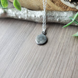 Flower Necklace, Sterling Silver