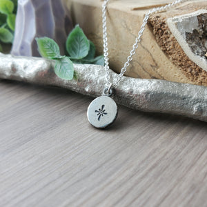 Stamped Star Necklace