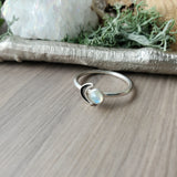 Moonstone Ring, Crescent Moon