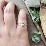 Moonstone Ring, Crescent Moon