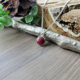 Ruby Necklace, Faceted Circle