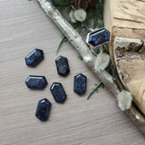 Schiller Iolite Ring, Medium Hexagon