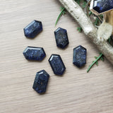 Schiller Iolite Ring, Medium Hexagon