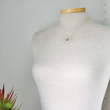 Grey Moonstone Necklace, Faceted, Round