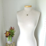 Moss Quartz Necklace, Hexagon, Flat
