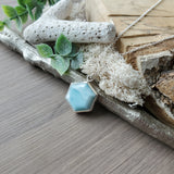 Larimar Necklace, Hexagon