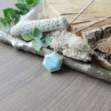 Larimar Necklace, Hexagon