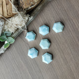 Larimar Necklace, Hexagon