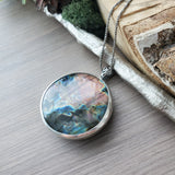Labradorite Necklace, Owl