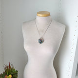 Labradorite Necklace, Owl