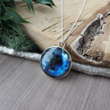 Labradorite Necklace, Mushroom