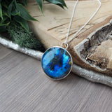 Labradorite Necklace, Mushroom