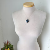 Labradorite Necklace, Mushroom