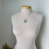 Labradorite Necklace, Mushroom