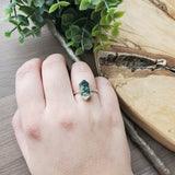 Moss Agate Ring