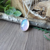 Opal Necklace, Faceted, Oval