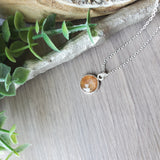 Gold Moonstone Necklace