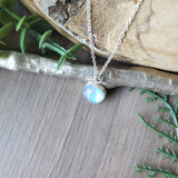 Pink Aura Opal Necklace