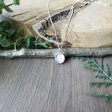 Pink Aura Opal Necklace