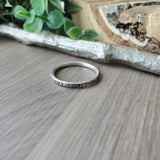 Stacking Ring, Rough Finish