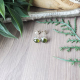 Vesuvianite Studs, Faceted