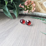 Garnet Studs