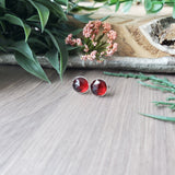 Garnet Studs