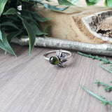 Tourmaline Ring, Leaf