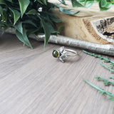 Tourmaline Ring, Leaf