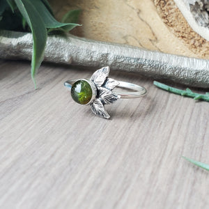 Tourmaline Ring, Leaf
