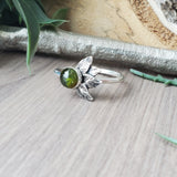 Tourmaline Ring, Leaf