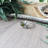 Tourmaline Ring, Leaf