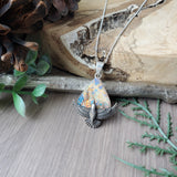 Bird Necklace, Monarch Opal