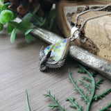 Bird Necklace, Monarch Opal