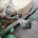 Bird Necklace, Monarch Opal