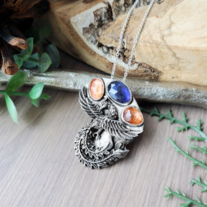 Phoenix Necklace, 3D
