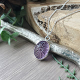 Amethyst Necklace, Flower