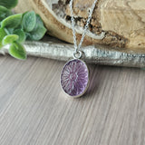 Amethyst Necklace, Flower