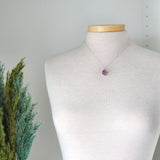 Amethyst Necklace, Flower