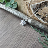 Paw Print Necklace, Silver