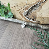 Paw Print Necklace, Silver
