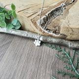 Paw Print Necklace, Silver