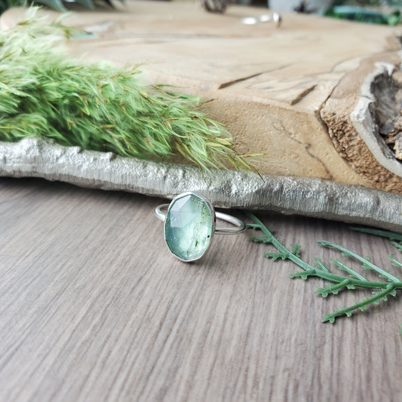 Moss Kyanite Ring