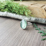 Moss Kyanite Ring