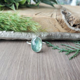 Moss Kyanite Ring